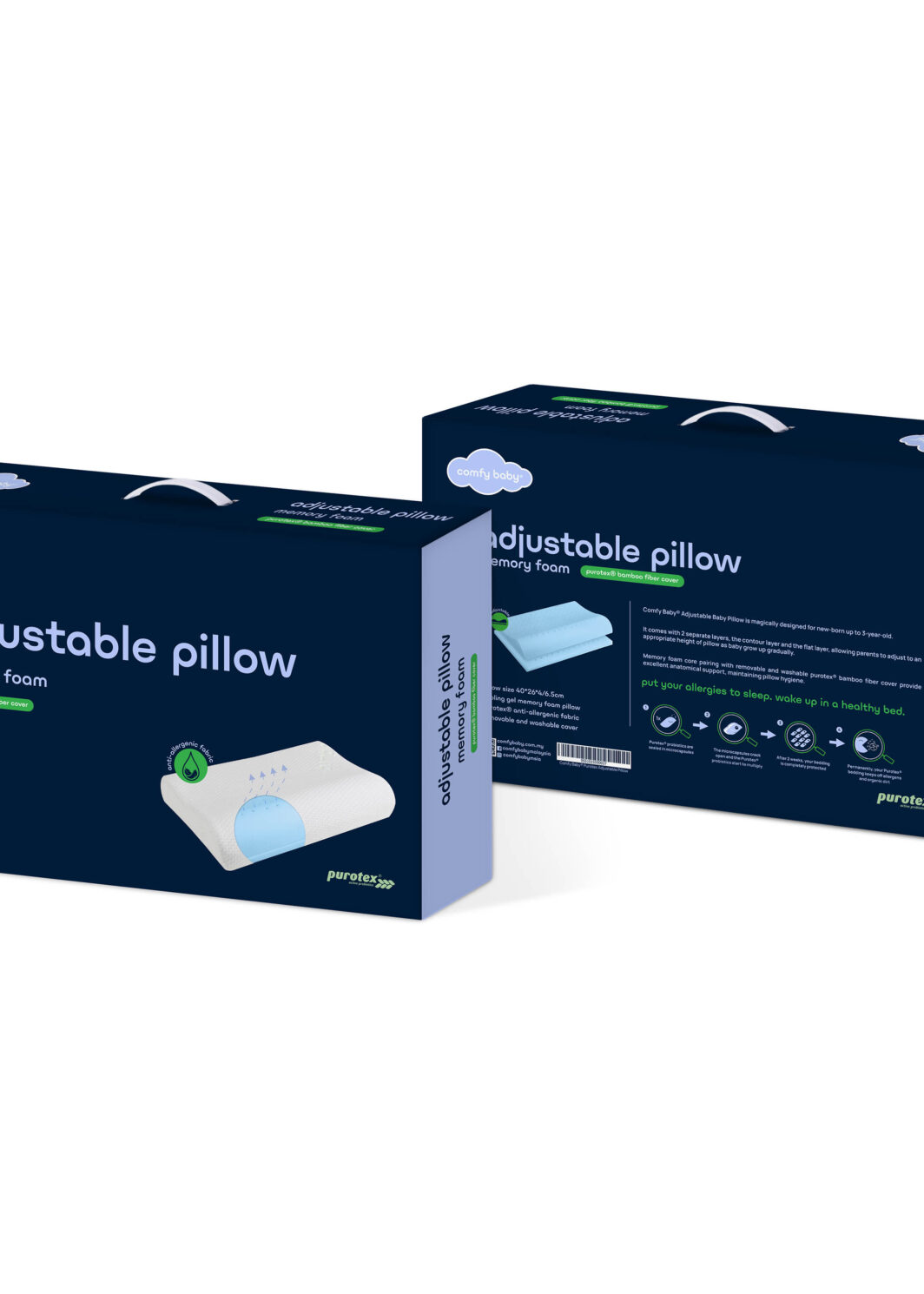 PILLOW COMFY BABY ADJUSTABLE